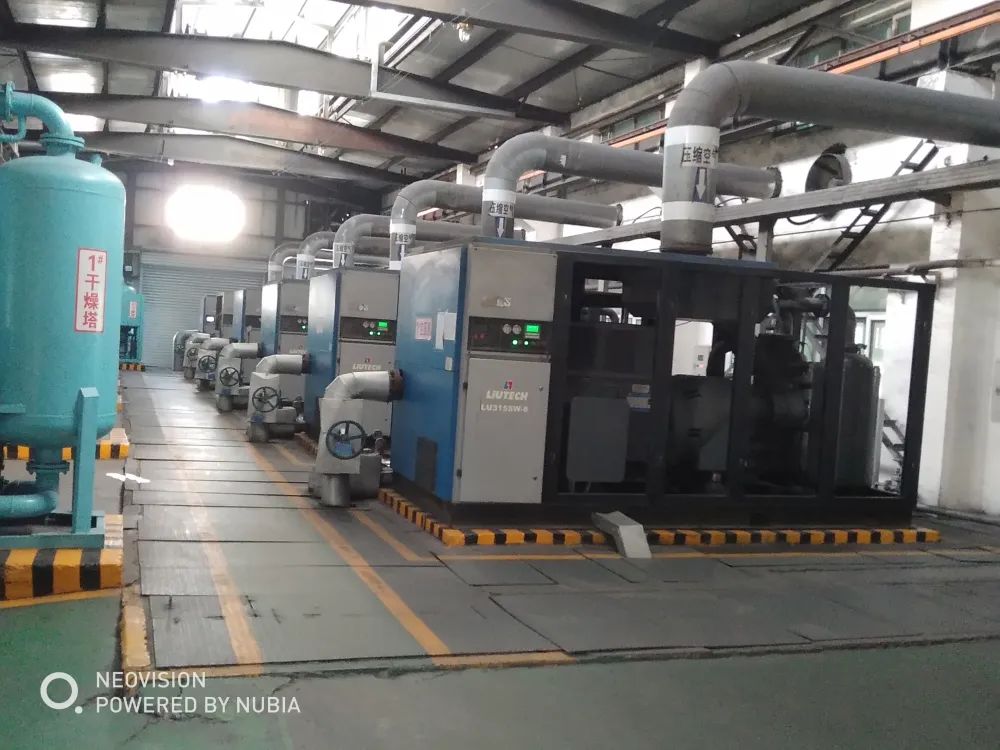 柳泰克空壓機在電力行業中的應用